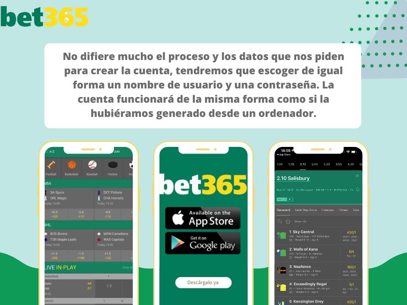 ¿Cómo abrir una cuenta en casino Bet365 desde el móvil?