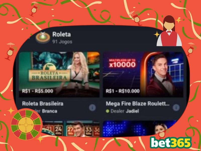 Descarga la aplicación de Bet365 para jugar a la Roleta Brasileira