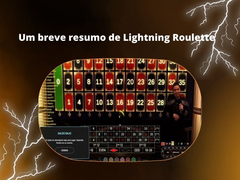 Um breve resumo de Lightning Roulette Bet365